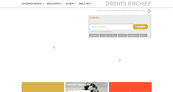 Desktop Screenshot of drentsarchief.nl